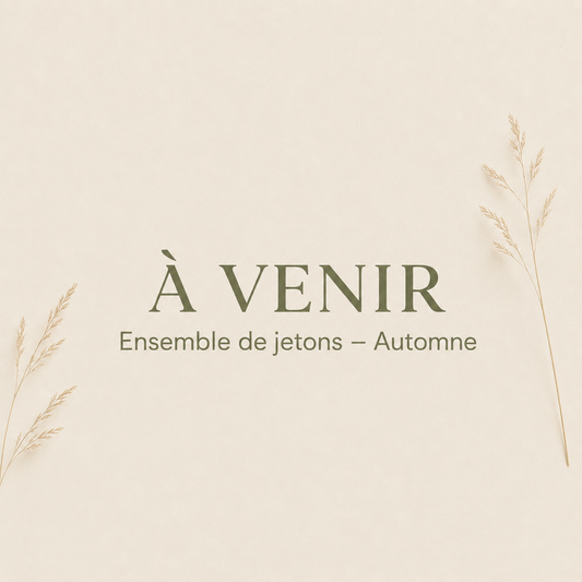 Ensemble de jetons - Les petits moments d'automne